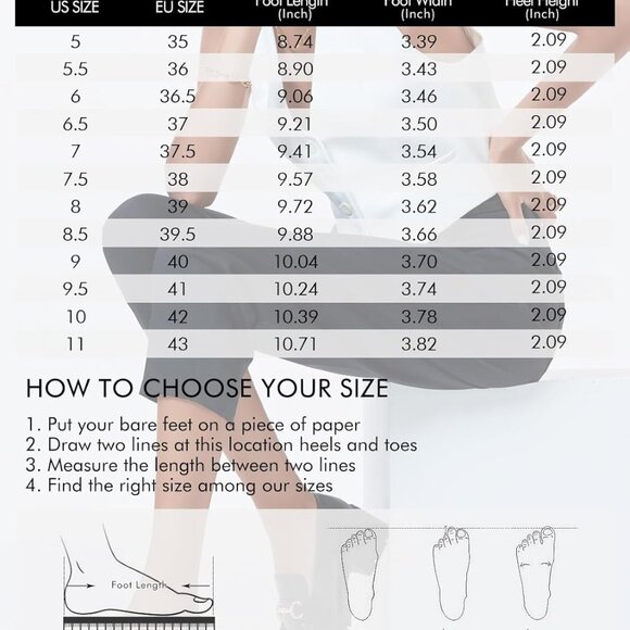 Womens Chunky Platform Loafers Faux Leather Mid Heel Slip-On Dress Shoes - Picture 6 of 6